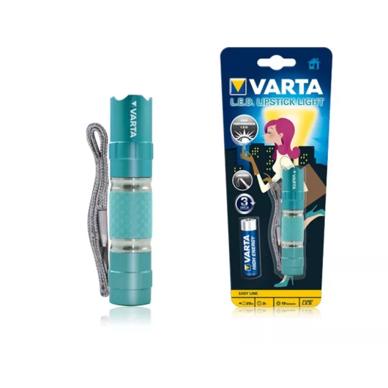 Rankinis žibintuvėlis Varta LED Lipstick Light rožinė turkio spalva