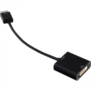 DisplayPort 1.2 > DVI24+1 keitiklis, kabelis juodas, 15 cm