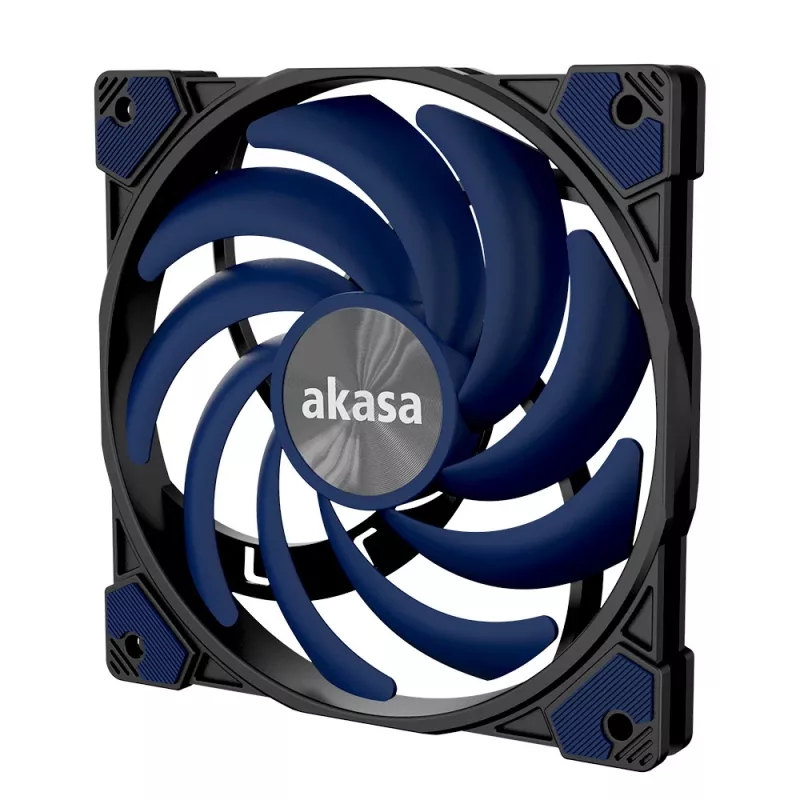 Ventiliatorius Akasa Alucia XS12 120 mm Juoda Mėlyna 700-2000 RPM HDB
