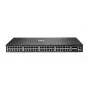 HPE - Aruba Series - Aruba 6300F - komutatorius - L3 - valdomas - 48 x 10/100/1000 + 4 x 1 Gigabitas / 10 Gigabitas / 25 Gigabitas / 50 Gigabitas SFP56 (Aukštyninė jungtis / Stekavimas) priekyje ir šone į galą