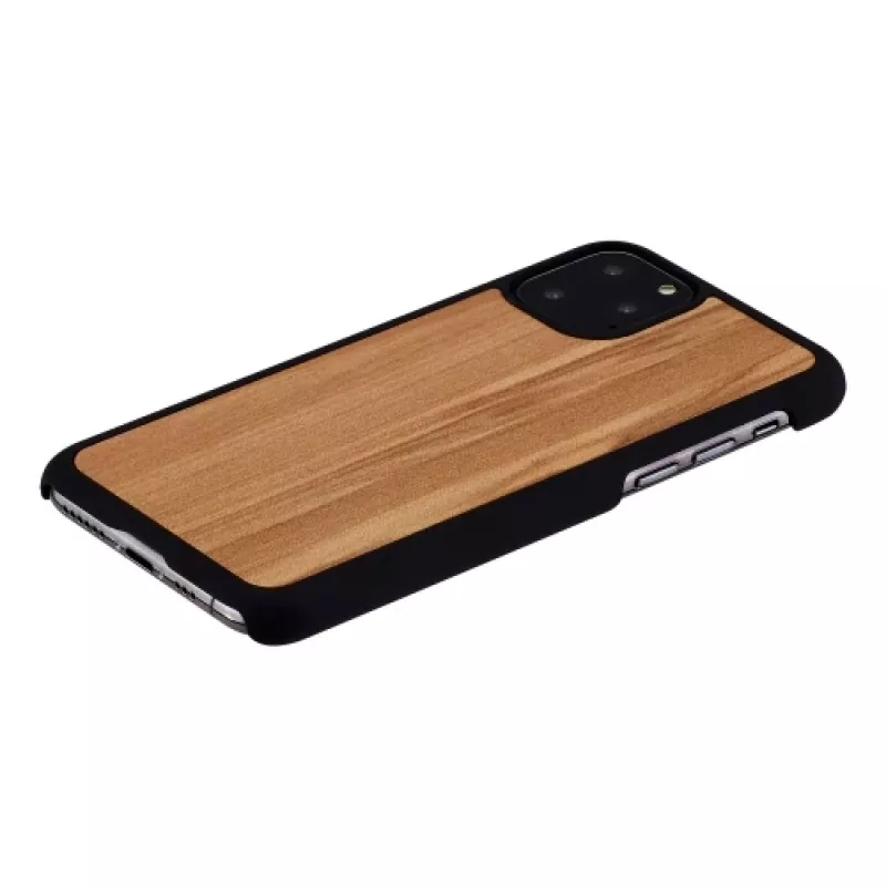 man and wood išmaniojo telefono dėklas, skirtas iPhone 11 Pro — kapučino juoda apdaila