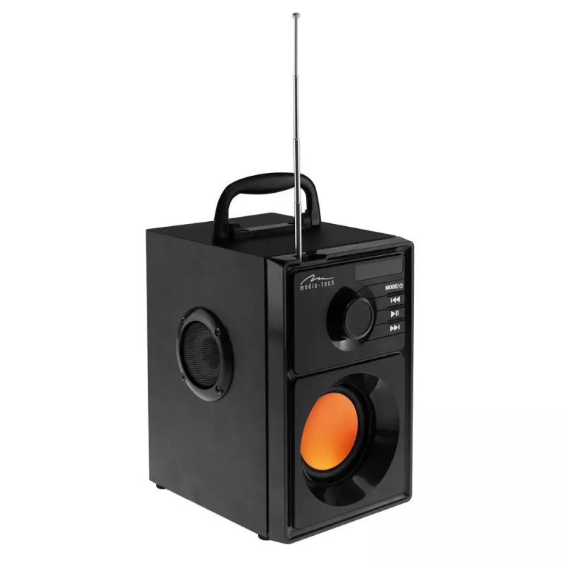 Media-Tech BOOMBOX BT 15 W Stereo nešiojamas garsiakalbis juodas