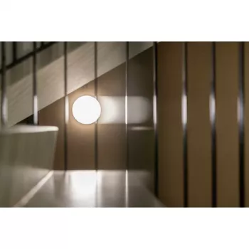 Lubinis šviestuvas Steinel RS PRO R20 basic SC LED 15.3 W, apvalus 350×55 mm, baltas, judesio jutiklis, nekeičiamas šviesos diodas