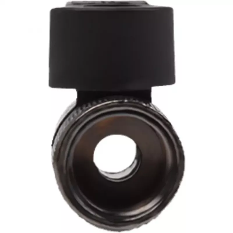 Alphacool 2 krypčių rutulinis vožtuvas G1/4 - juodas nikelis (17354)