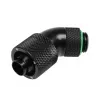 Jungtis BitsPower BP-MB45R2CPF-CC3U žalvarinis kompiuterių aušinimo jungtis, juoda ir žalia