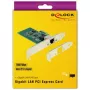 DeLock PCI Express kortelė > 1 x Gigabit LAN - Tinklo adapteris - PCIe 2.1 žemo profilio - Gigabit Ethernet