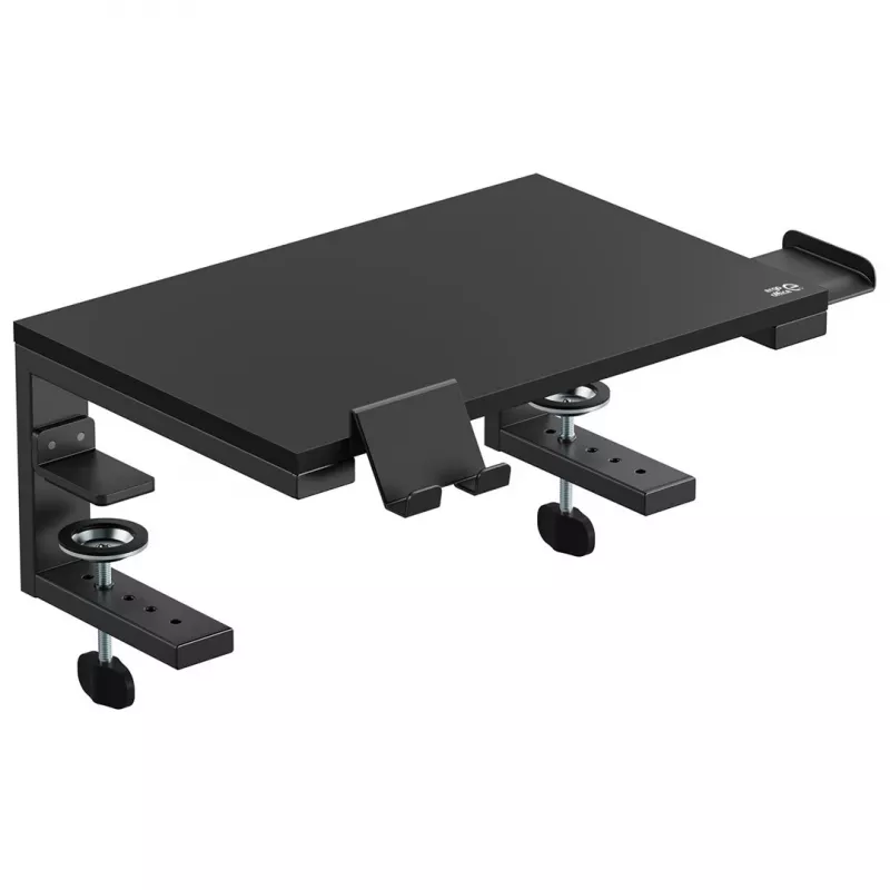 Ergo Office nešiojamojo kompiuterio / monitoriaus stovas, maks. apkrova 20 kg, įstrižainei 13-32, juodas, ER-303 B