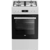 Dujinė kaitlentė ir elektrinė orkaitė BEKO FSM51339DWDS 50 cm, balta, energinio naudingumo klasė A