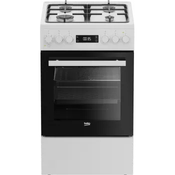 Dujinė kaitlentė ir elektrinė orkaitė BEKO FSM51339DWDS 50 cm, balta, energinio naudingumo klasė A