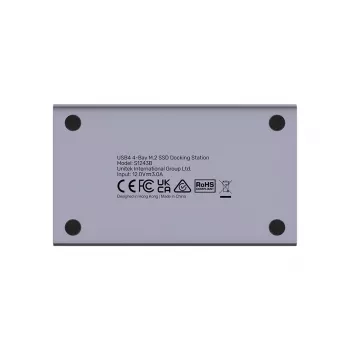 Docking stotelė USB4 4-jų lizdų M.2 SSD