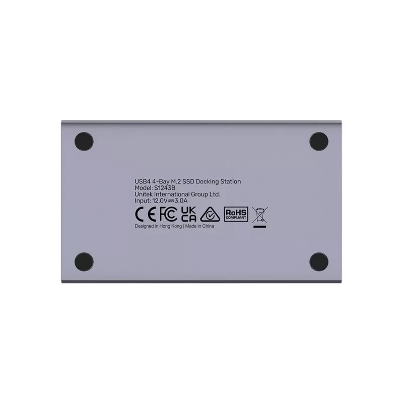 Docking stotelė USB4 4-jų lizdų M.2 SSD