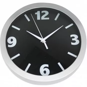 NXT laikrodis 13800 Maži skaičiai, Ø30 cm, Sieninis, Juodas