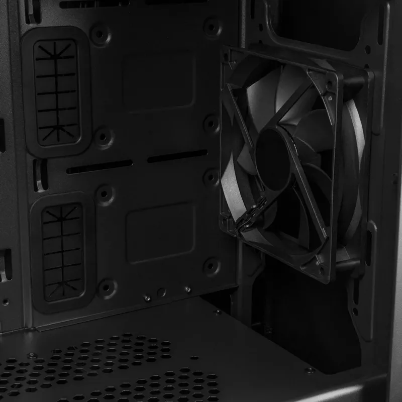PC korpusas MODECOM Oberon Pro Midi Tower, grūdintas stiklas, microATX/ATX, 7 lizdai, 395 mm GPU, 2x3,5 colio + 3x2,5 colio nišos, USB 3.2 Gen1