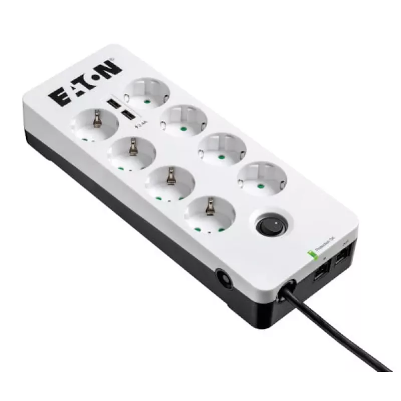 Apsaugos dėžutė 8 Tel@ USB DIN Eaton