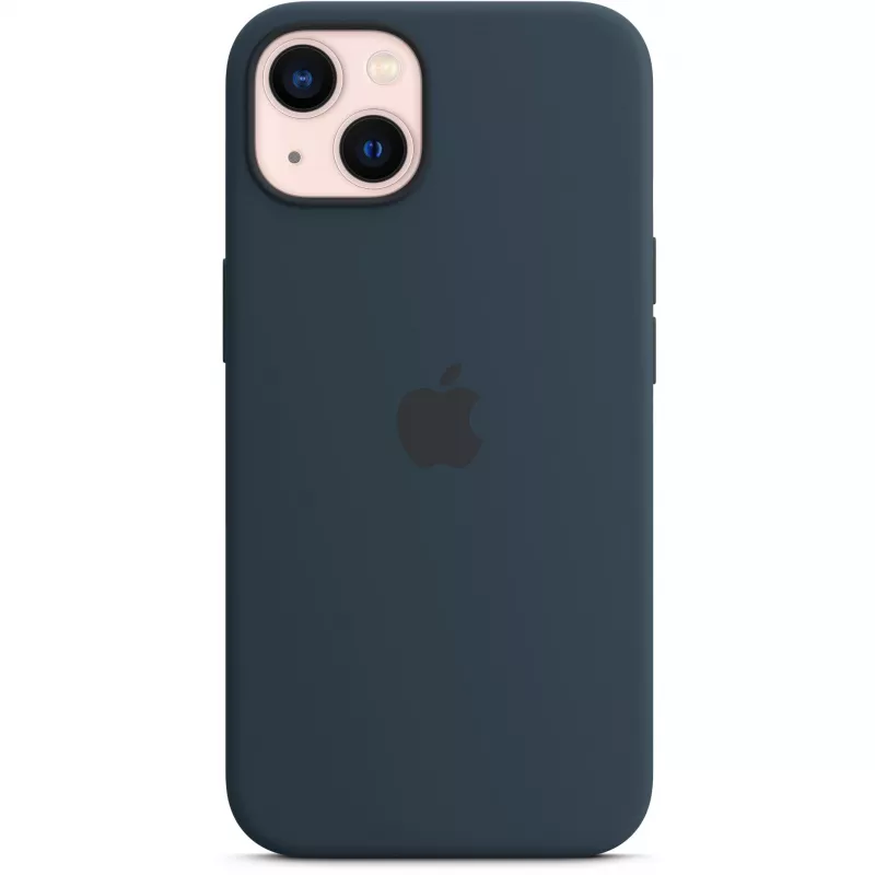 Apple silikoninis dėklas iPhone 13 su MagSafe (abyss Mėlyna)