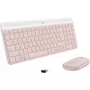 Logitech Slim Wireless Combo MK470 - Klaviatūros ir pelės rinkinys - Belaidis - 2,4 GHz - QWERTY - rožinis (920-011314)