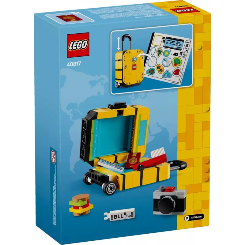 LEGO 40817 Geltonas kelioninis lagaminas
