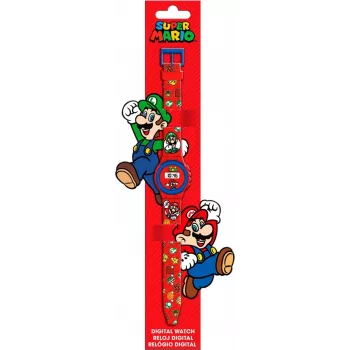 Kids Euroswan Wristwatch Super Mario — vaikiškas analoginis/skaitmeninis laikrodis, modelis GSM4234