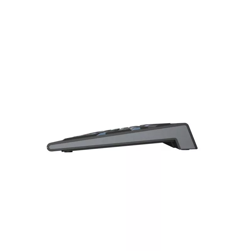 Klaviatūra Logickeyboard ASTRA 2 USB AZERTY anglų Juoda