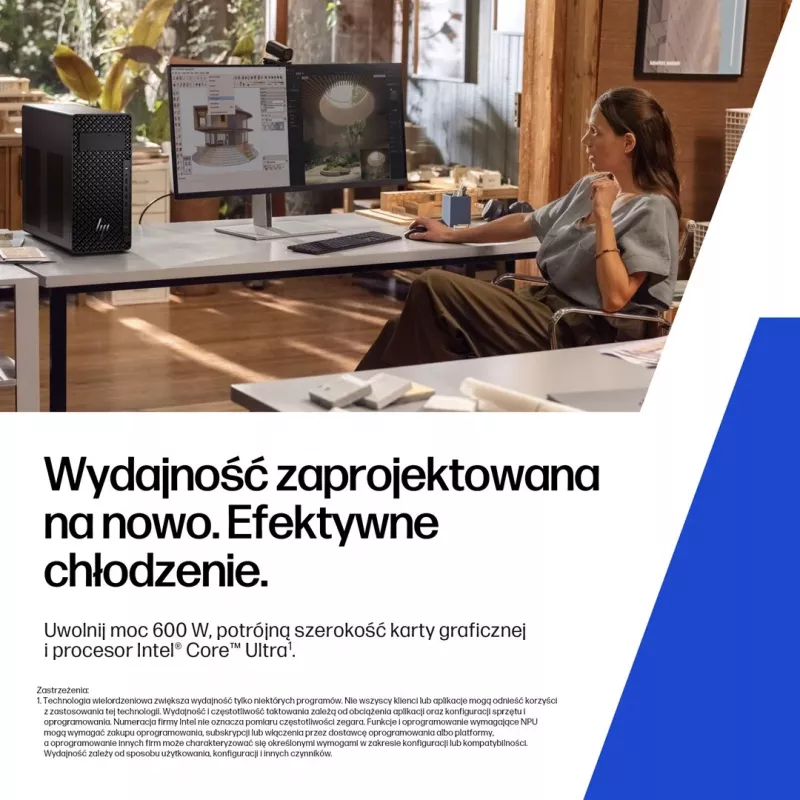 HP Z2 Tower G1i Workstation Ultra 7 265 vPro 32GB DDR5 5600 SSD1TB RTX A1000_8GB DVD-RW 700W W11Pro 3Y OnSite