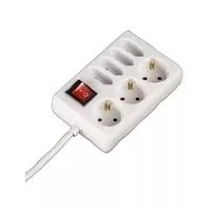 Hama 00108848 maitinimo ilgintuvas 1,4 m 7 kintamosios srovės lizdai (-ų) Balta