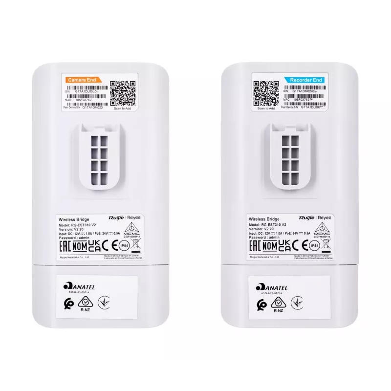 Ruijie Networks RG-EST310 V2 belaidis prieigos taškas 867 Mbit/s Baltas Power over Ethernet (PoE)