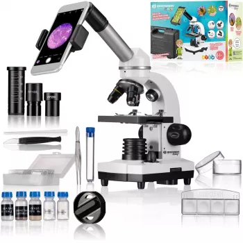 Optinis mikroskopas Bresser JUNIOR Biolux SEL 1600x 40x iki 1600x