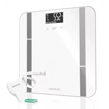 Cecotec | Išmaniosios vonios svarstyklės | Surface Precision 9400 Full Healthy | Maksimali apkrova (talpa) 180 kg | Tikslumas 100 g | Baltos