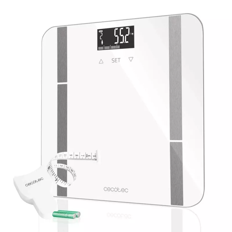Cecotec | Svarstyklės vonios kambariui | Surface Precision 9400 Full Healthy | Maksimalus svoris (talpa) 180 kg | Tikslumas 100 g | Balta