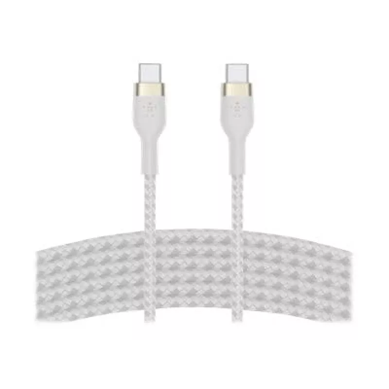 Belkin BOOSTCHARGE PRO Flex USB kabelis 3 m USB 2.0 USB C Baltas (CAB011BT3MWH)