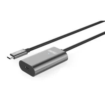 USB kabelis UNITEK U305A 5 m USB 3.2 Gen 1 USB C pilkas
