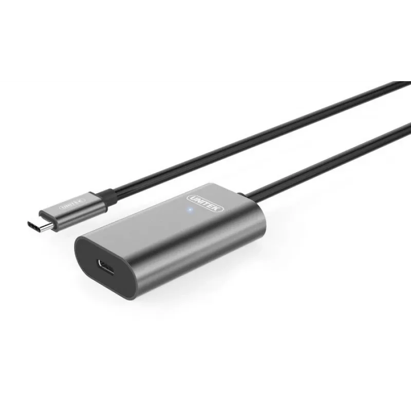 USB kabelis UNITEK U305A 5 m USB 3.2 Gen 1 USB C pilkas