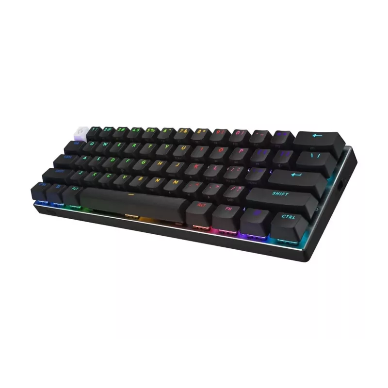 Logitech G PRO X 60 klaviatūra žaidimams USB RF Wireless Bluetooth QWERTZ vokiška balta