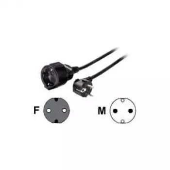 Hama 00047870 maitinimo ilgintuvas 5 m 1 kintamosios srovės lizdas (-ai) Juodas