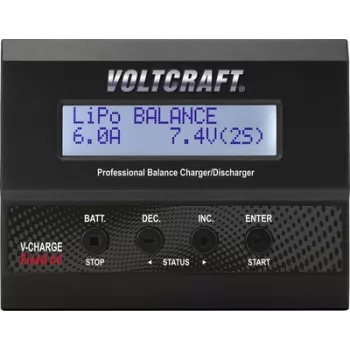 Akumuliatorių įkroviklis Voltcraft V-Charge 60 12V 6A — daugiafunkcis įkroviklis 12 V švino rūgšties akumuliatoriams