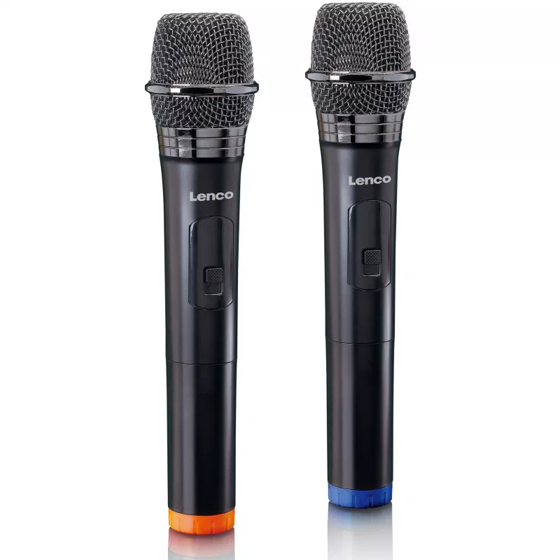 Belaidis scenos mikrofonas Lenco MCW-020BK