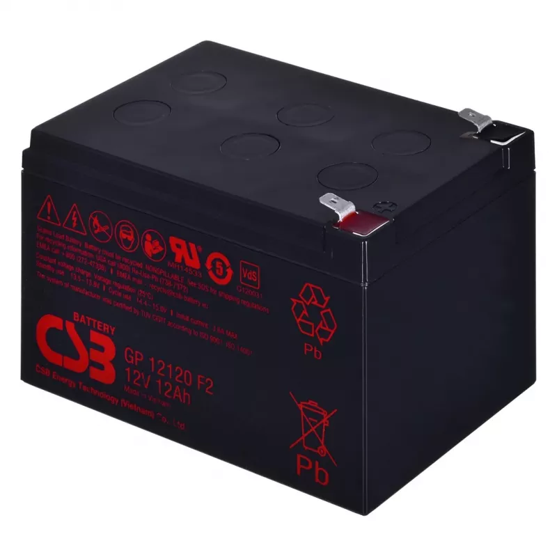 Nauja CSB baterija 12Ah 12V Originali, skirta APC UPS
