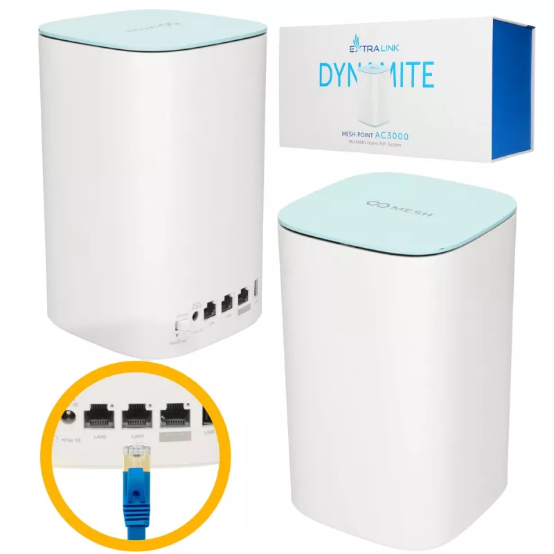 Mesh sistema Extralink DYNAMITE C31 AC3000 Dual-band Wi-Fi 5