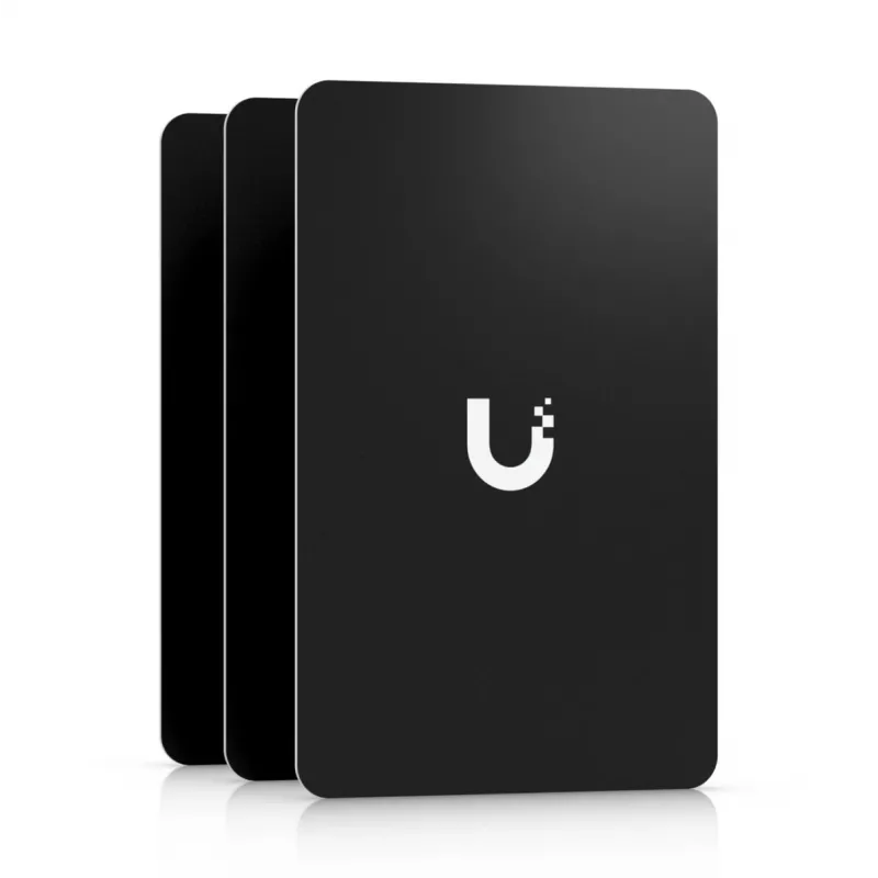 Ubiquiti UniFi Access Card UA-CARD-B-100, 100 vnt. NFC kortelės, juoda (UA-CARD-B-100)
