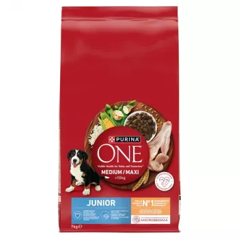 PURINA ONE MED/MAX Junior vištiena ir ryžiai 7kg