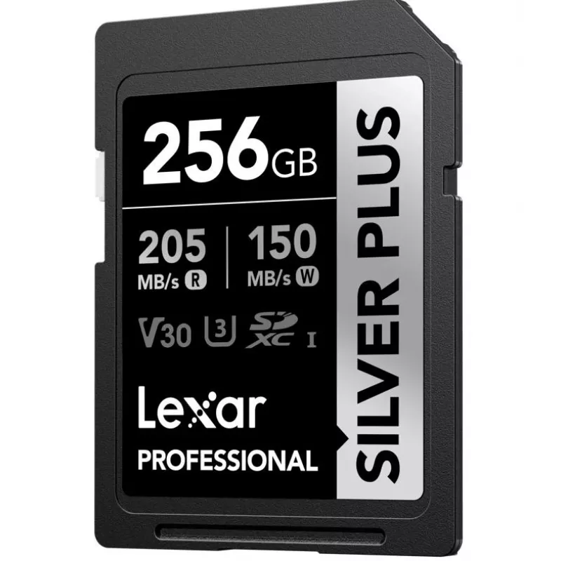 Flash atmintinė Lexar 256GB UHS-I SDXC SidabrinėP