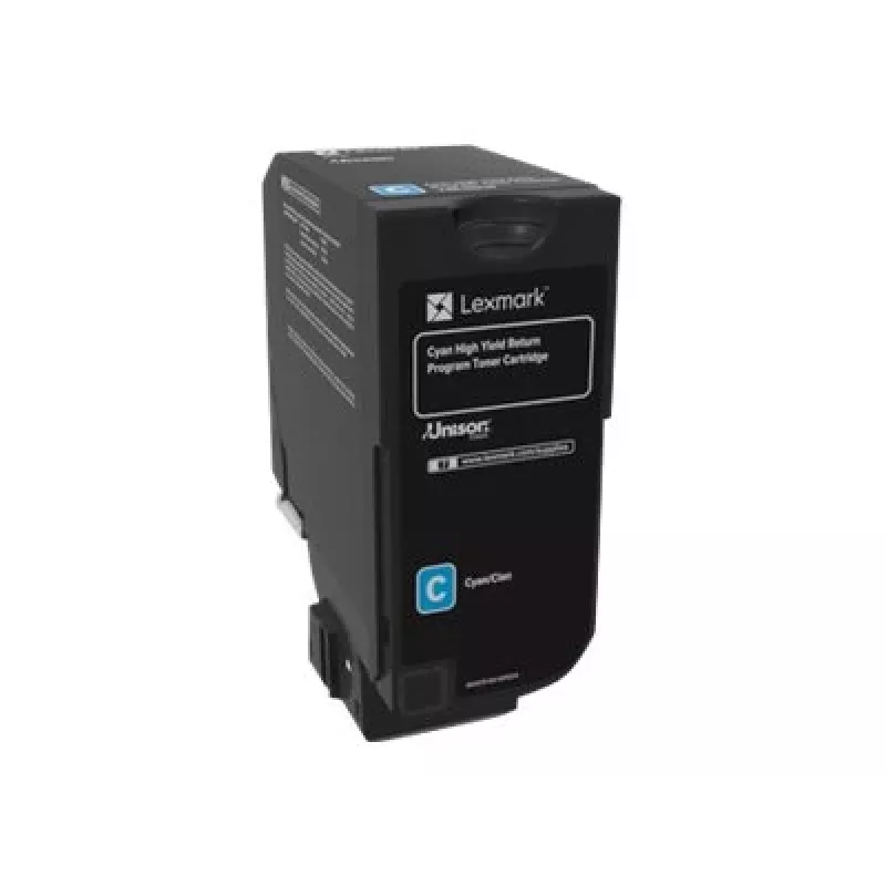 Lexmark RETURN-tonerio kasetė žydra 74C2HC0 3000 puslapių