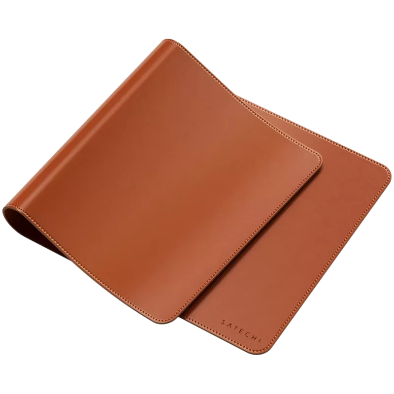 Pelės kilimėlis Satechi Vegan-Leather Premium Desk Mat Brown ST-LPDMN