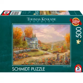 Thomas Kinkade Studios: Herbst in Apple Hill, 500 detalių dėlionė