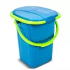GreenBlue GB320BL Nešiojamas kelioninis tualeto kibiras su sėdyne Stovyklavimui Festivaliams Su rankena Dangtis Patvarus Stabilus 19L