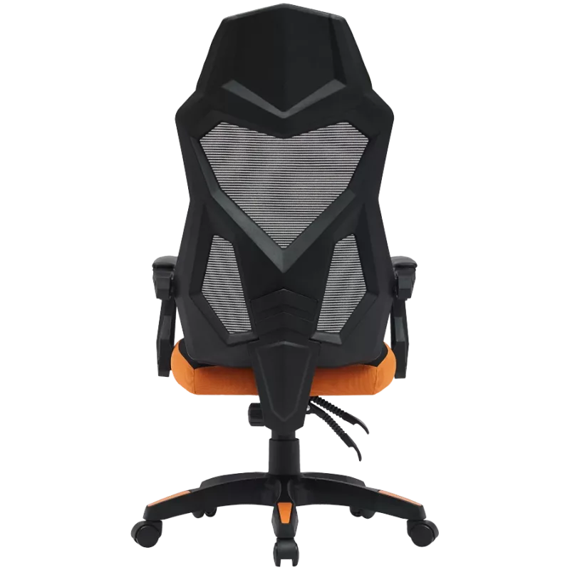 Žaidimų kėdė CANYON Wave MCH02 — tinklinė atlošas, ergonomiškas dizainas, juoda / oranžinė