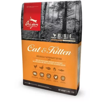 Orijen Cat & Kitten kačių sausas ėdalas Chicken, Fish, Turkey 340 g