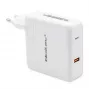 Qoltec GaN Charger FAST 108W | 5-20V | 3-4.7A | USB C | Balta
