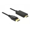 Vaizdo kabelio adapteris DeLOCK 85318 DisplayPort į HDMI 3m Juodas