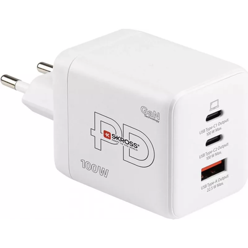 SKROSS Power Charger 100W GaN Combo EU (SKKT07100WPDEUCN)